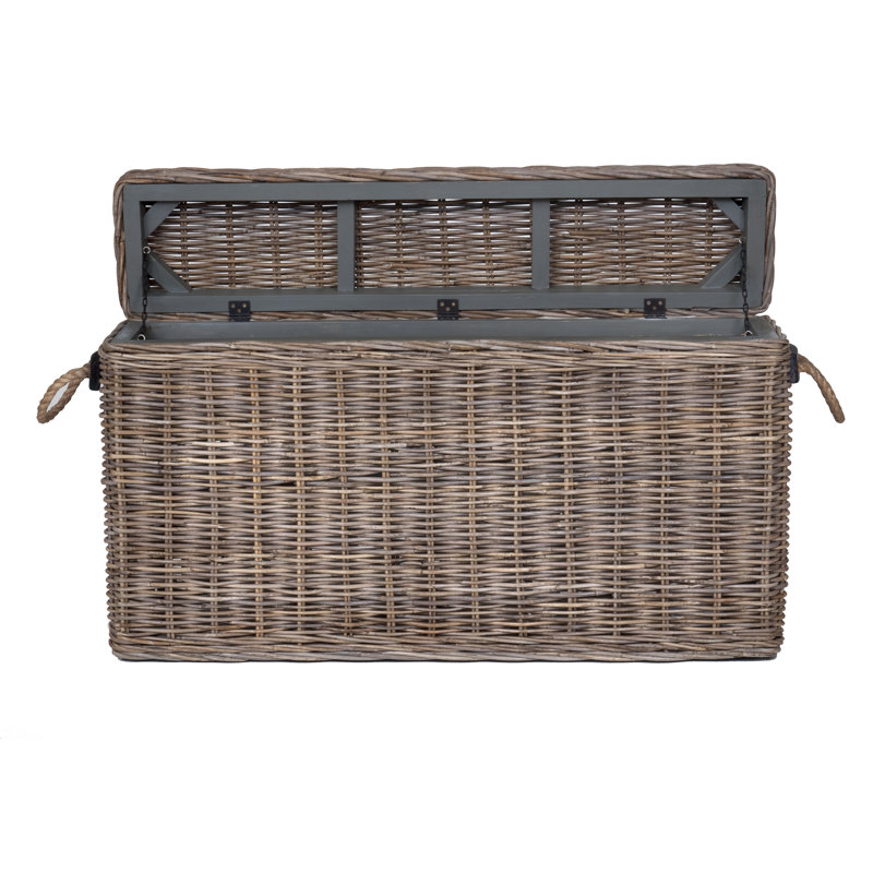 Sand & Stable Kent 2 Piece Wicker Trunk Set & Reviews Wayfair